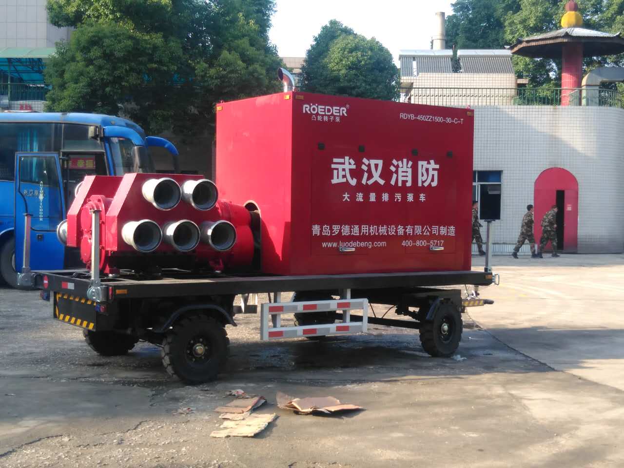 公安消防大流量排汙移動泵站